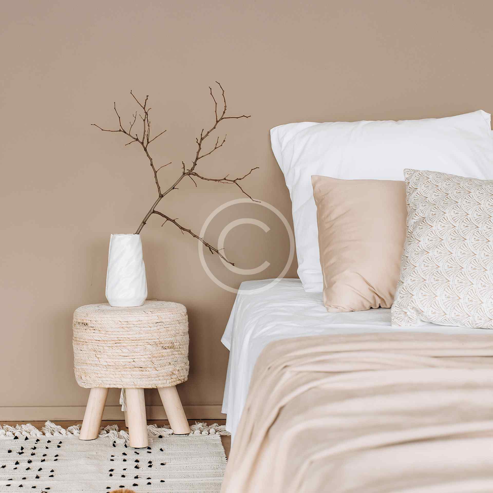 Beige bedroom